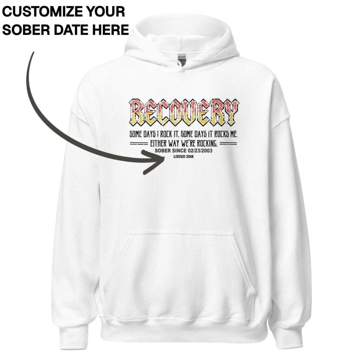 Recovery Hoodie | Men's Recovery Rocks