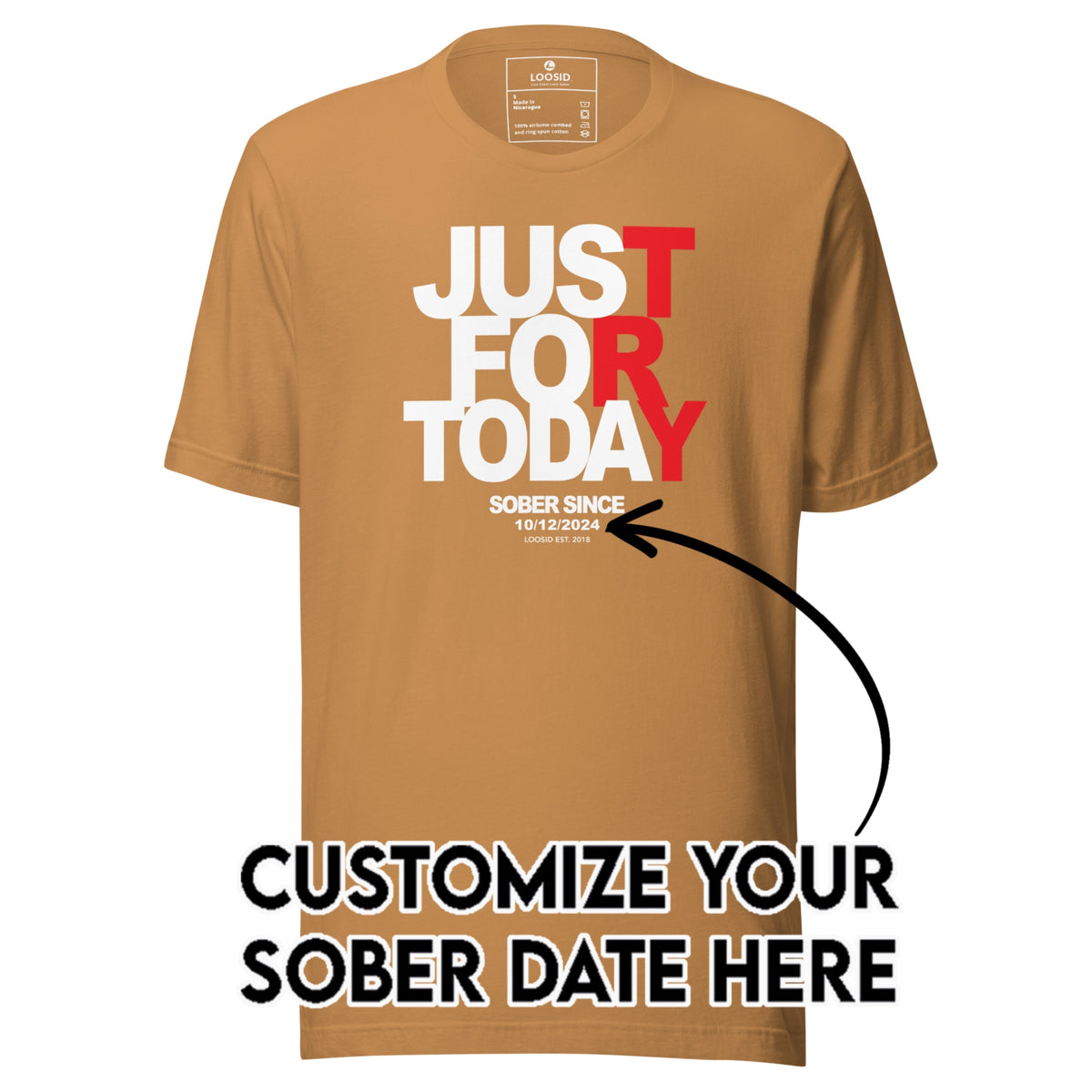 Sober T Shirt | Women's Just For Today