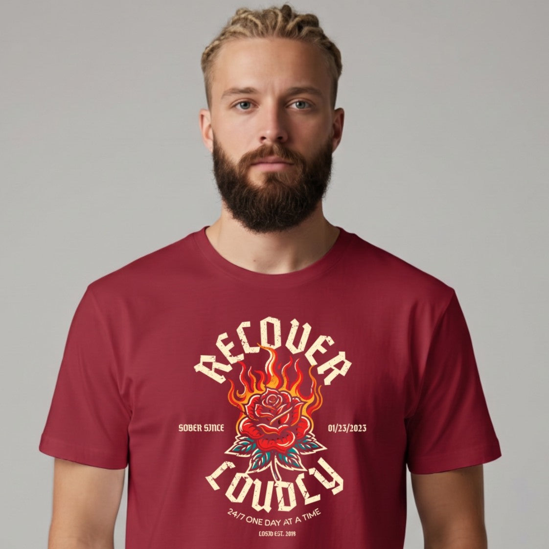 Sober T Shirt | Men's Recover Loudly