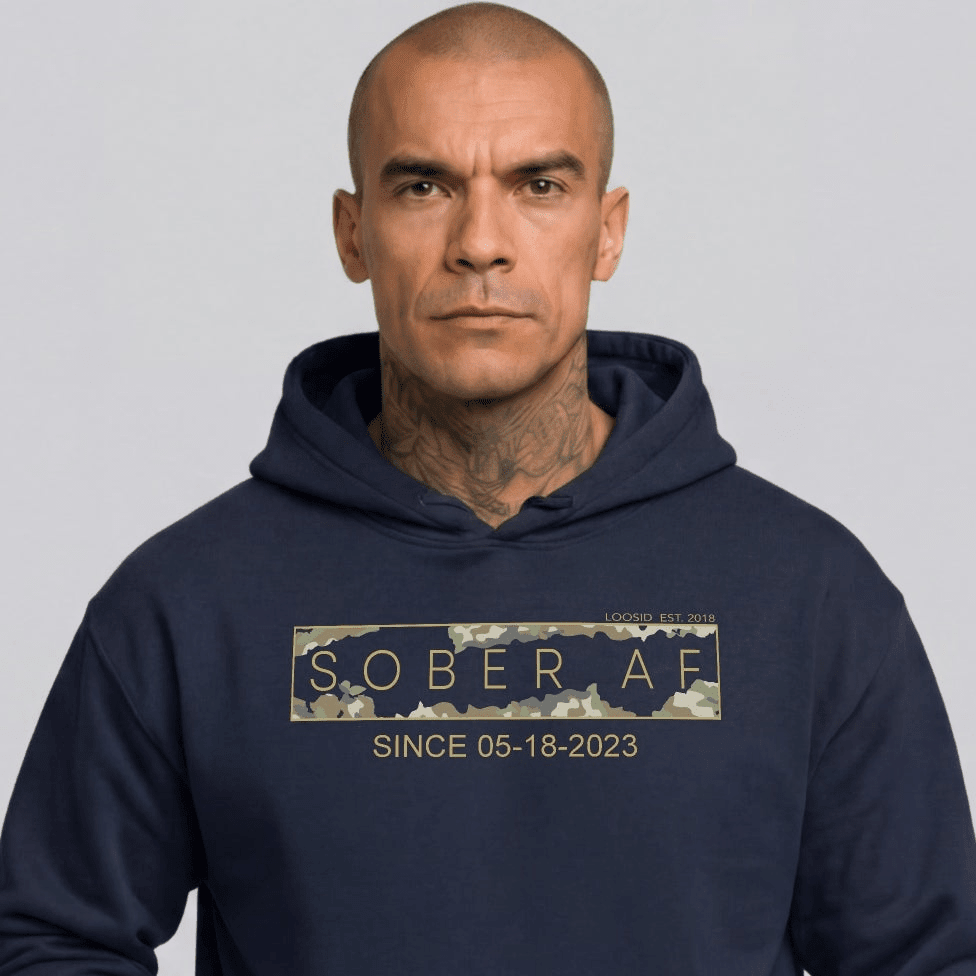 Recovery Hoodie | Unisex Sober AF Camo