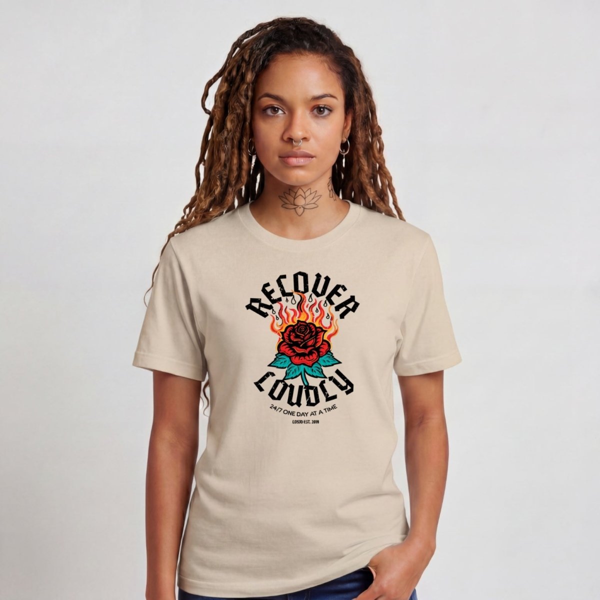 Sober T Shirt | Women's Recover Loudly