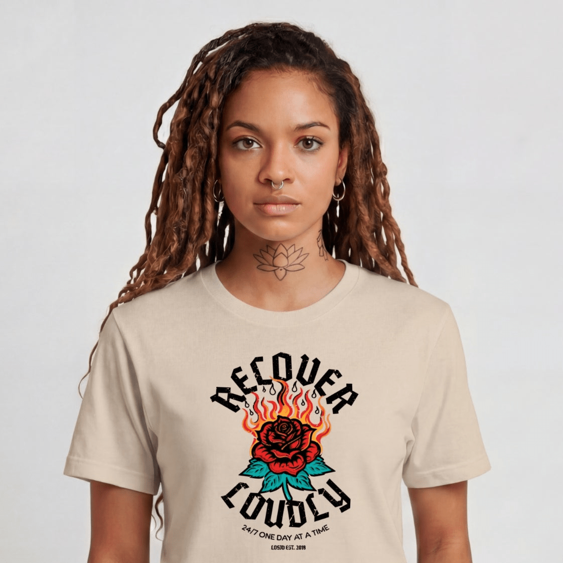 Sober T Shirt | Women's Recover Loudly