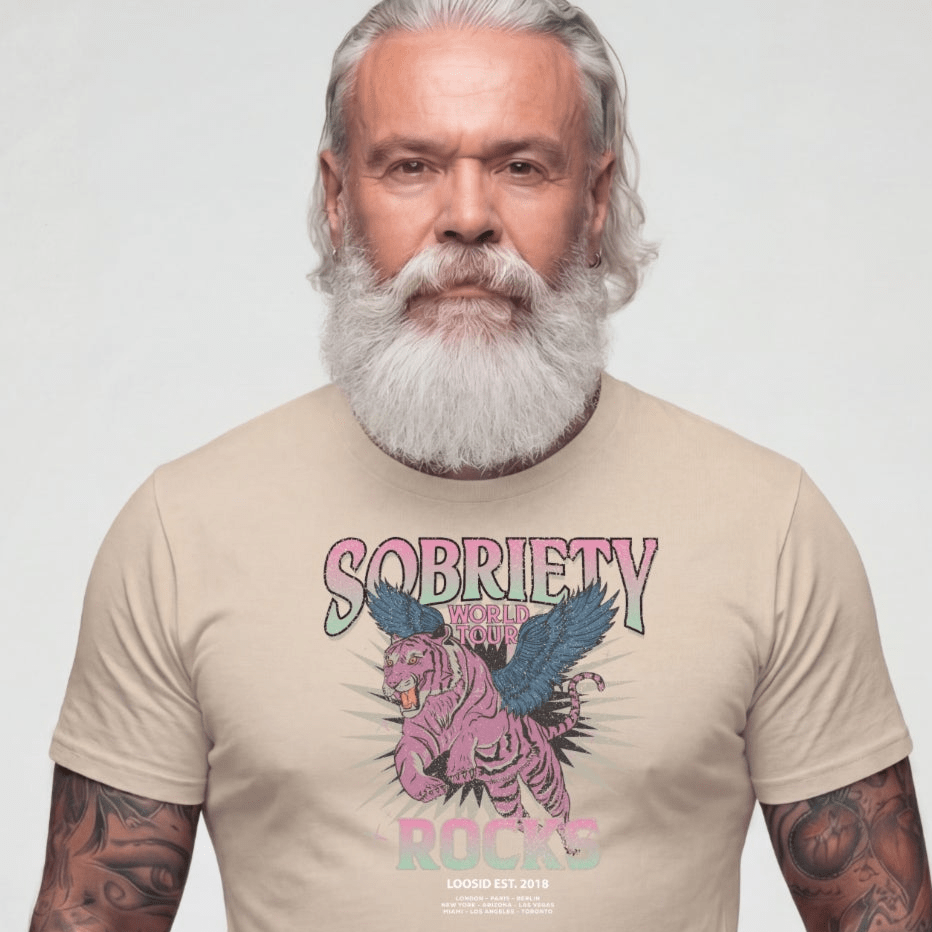 Sober T Shirt | Men's Sobriety Rocks