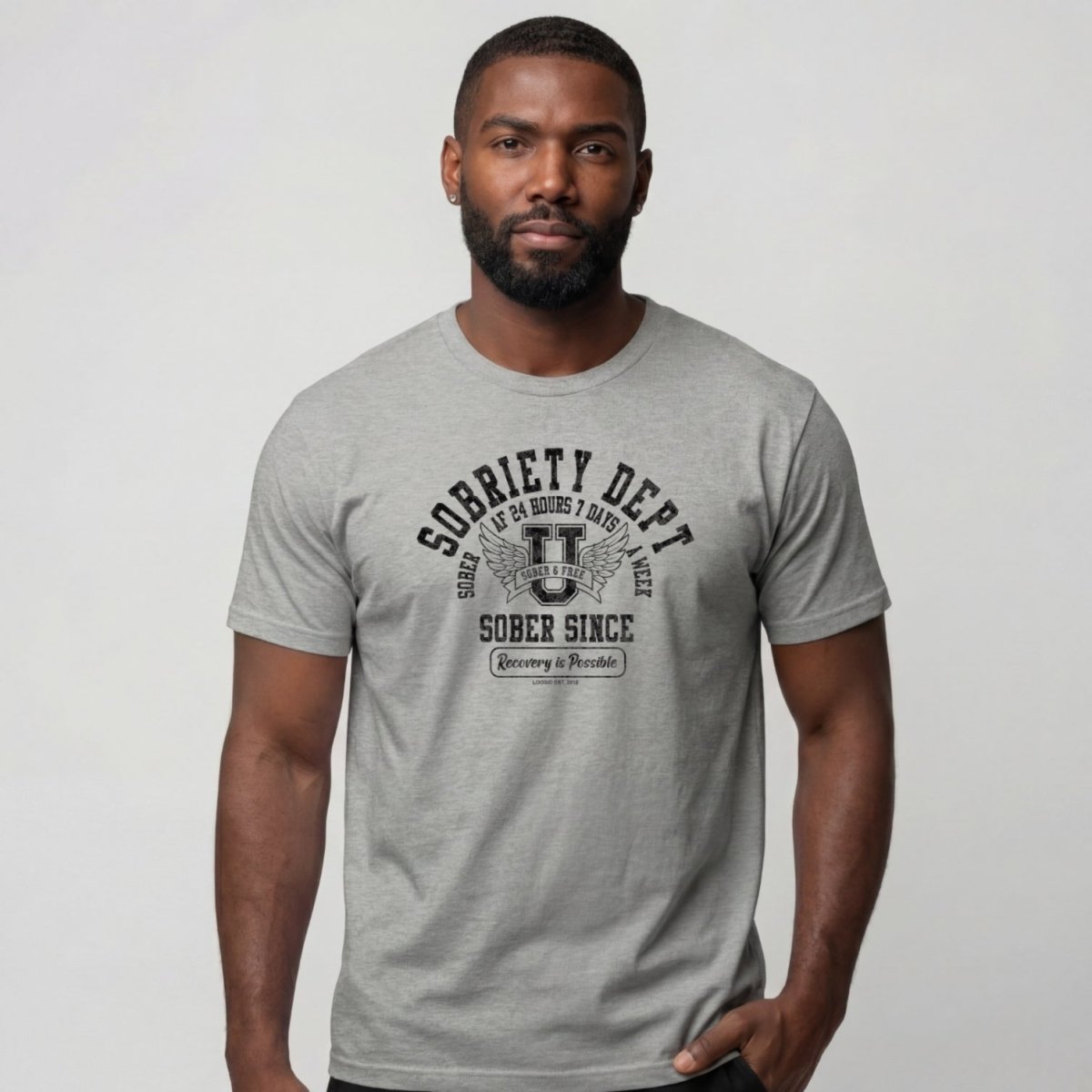 Sober T Shirt | Men's Sobriety Dept 24/7
