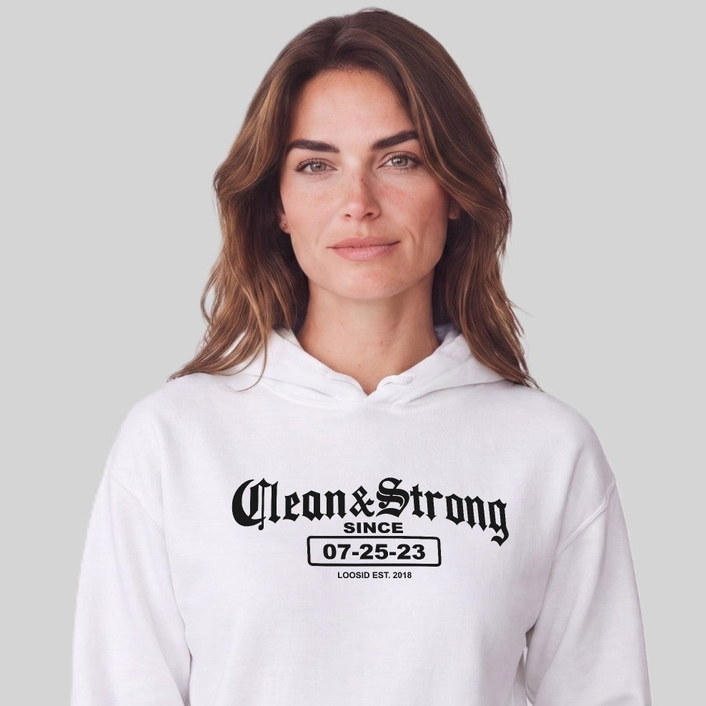 Recovery Hoodie | Women's Old School Clean & Strong