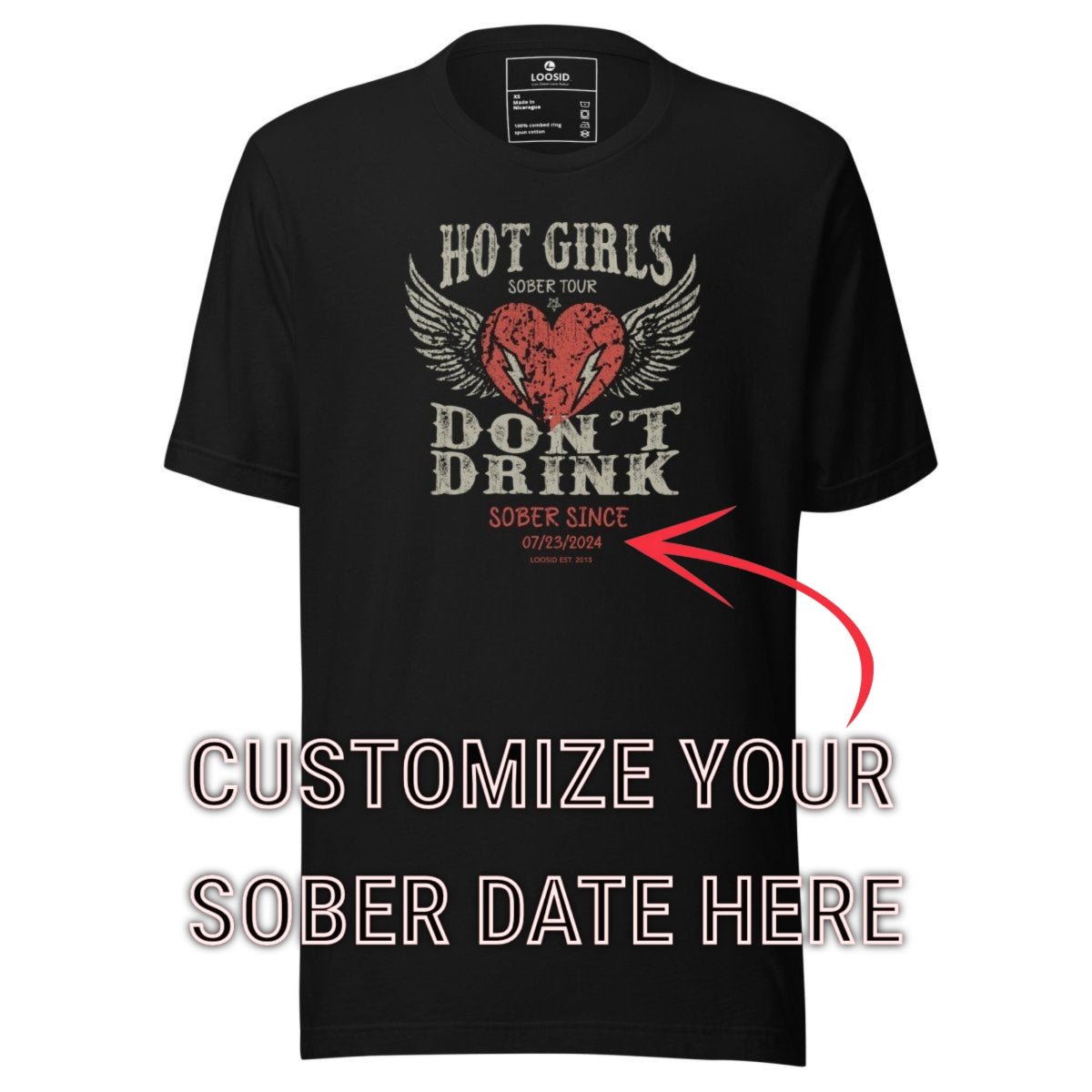 Sober T Shirt | Women's Hot Girls Don't Drink