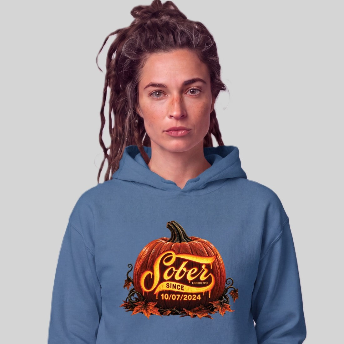 Recovery Hoodie | Women's Sober Since Pumpkin
