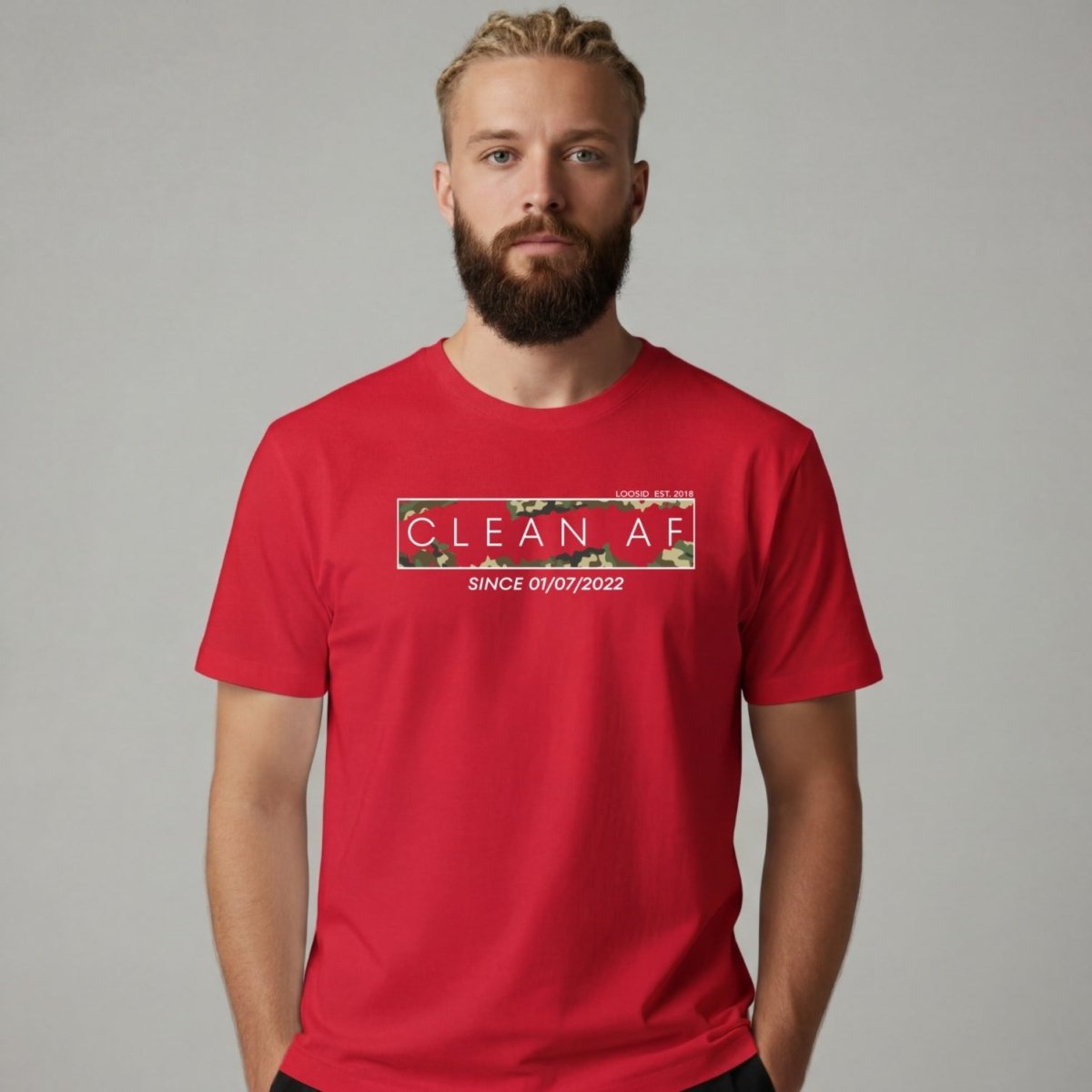 Clean T Shirt | Men's Clean AF Camo