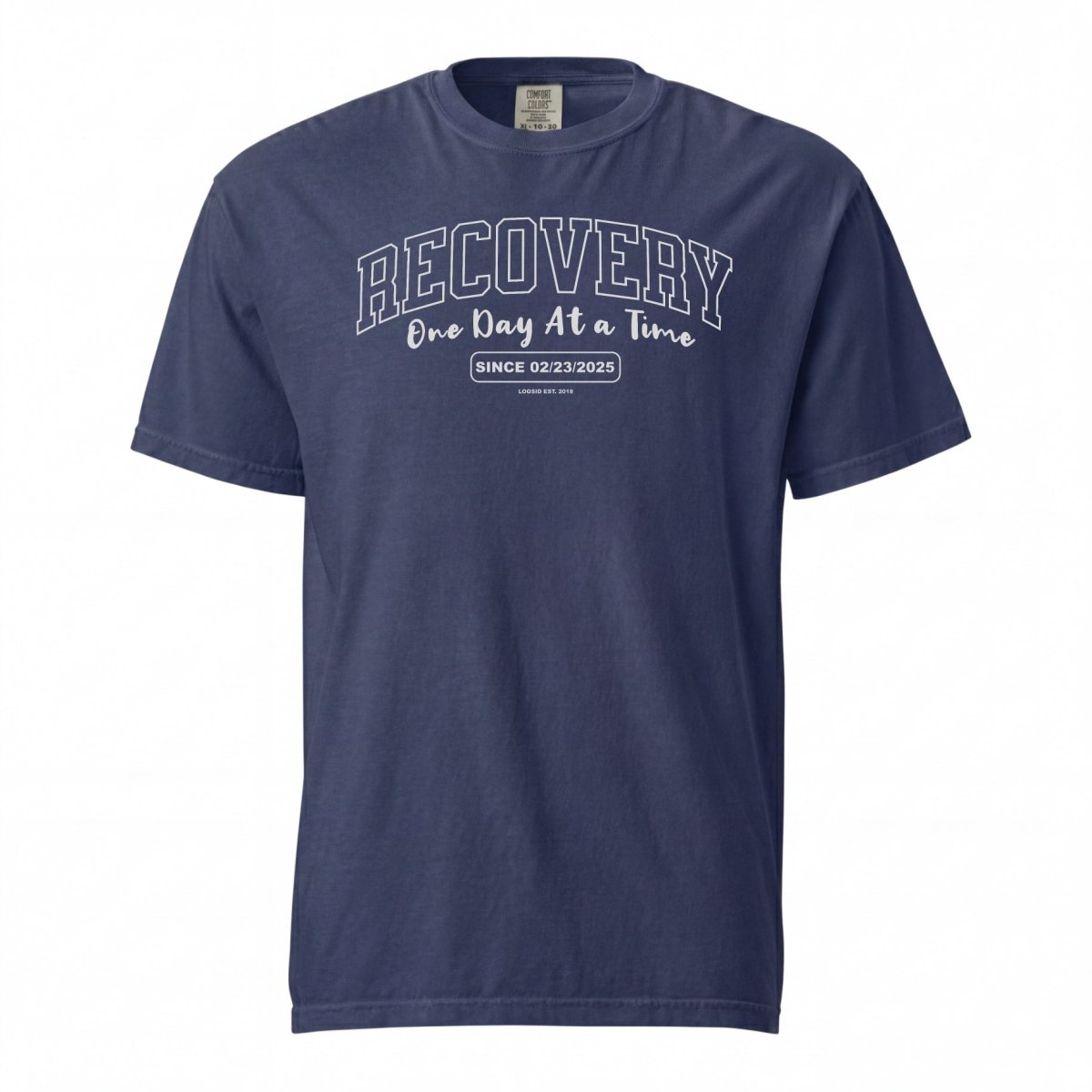 Sober T Shirt | Women's Recovery Looks Good On Me Garment-Dyed