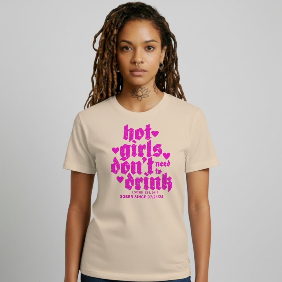 Hot Girls Don't Drink Sober T Shirt product photo (view 20)