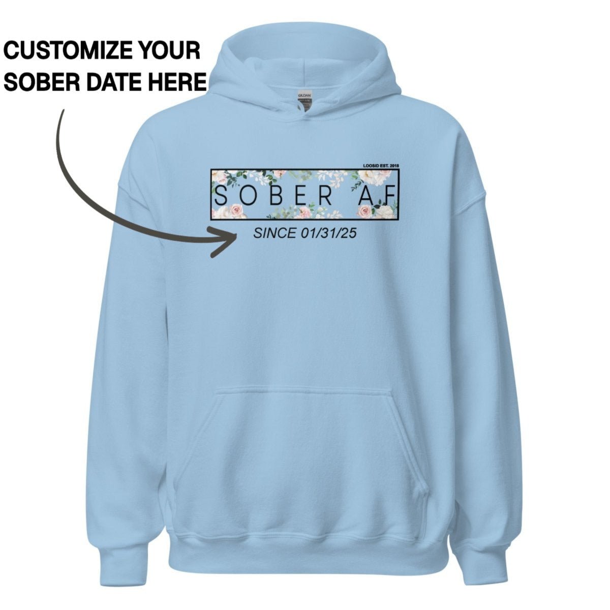 Recovery Hoodie | Women's Sober AF Flower