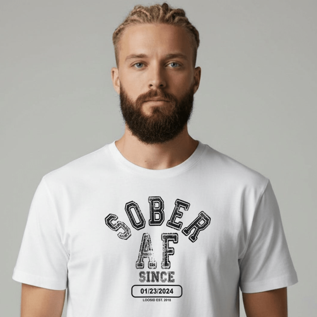 Sober T Shirt | Men's Sober AF Tee