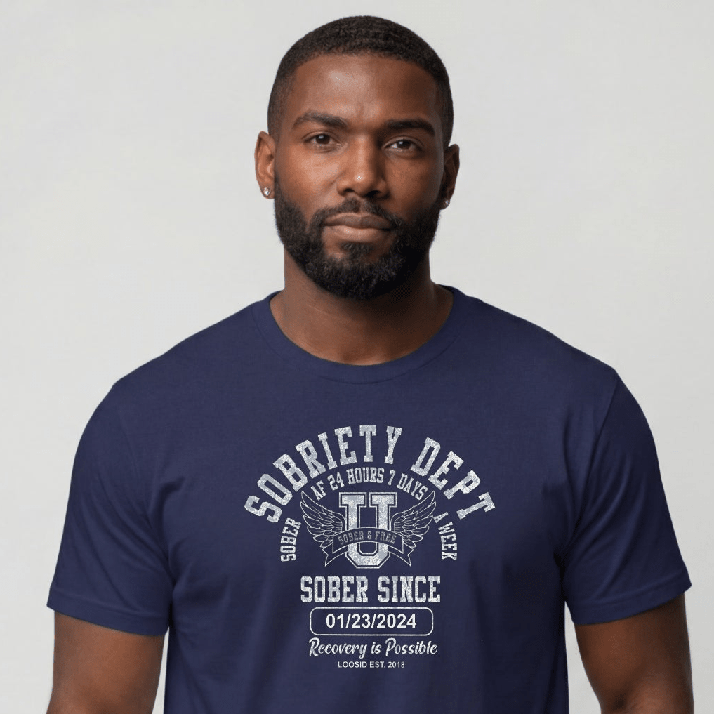 Sober T Shirt | Men's Sobriety Dept Tee