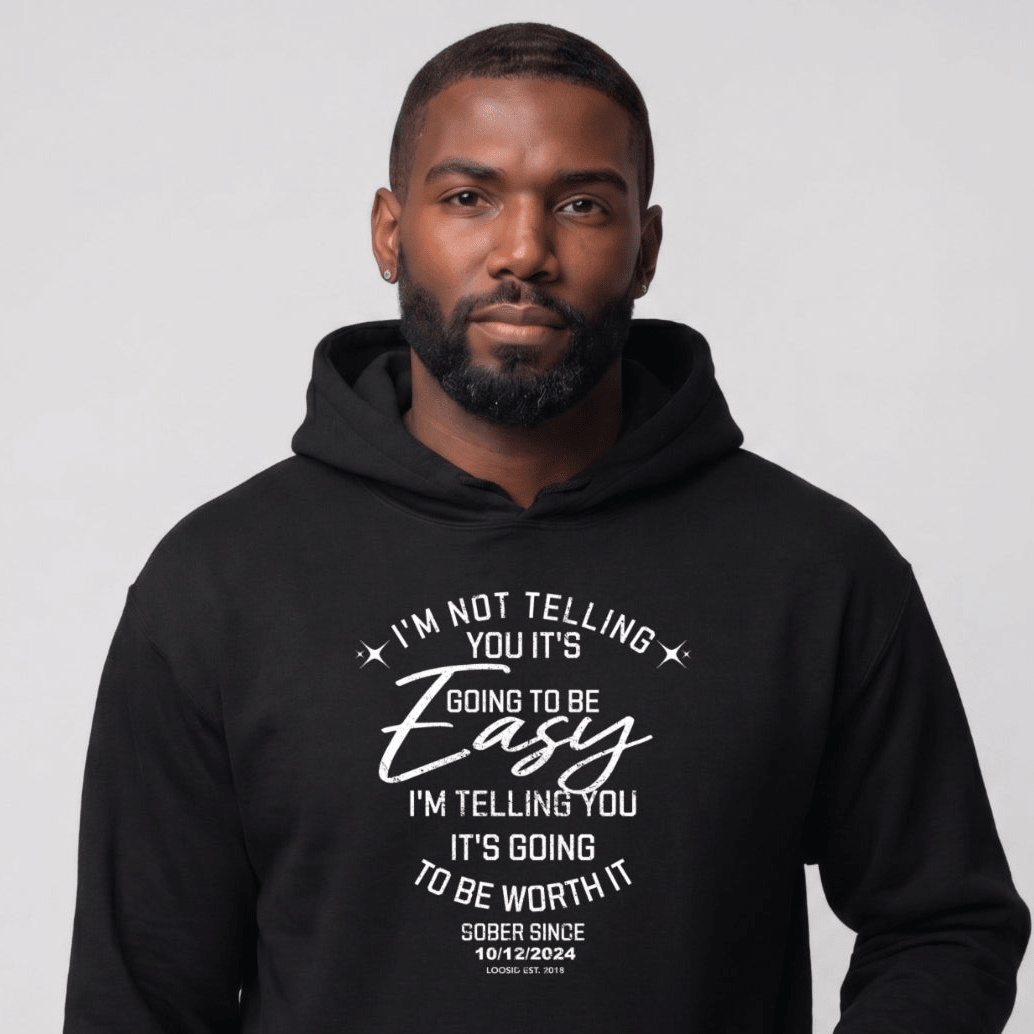 Recovery Hoodie | Men's I'm Not Telling You It's Easy Hoodie