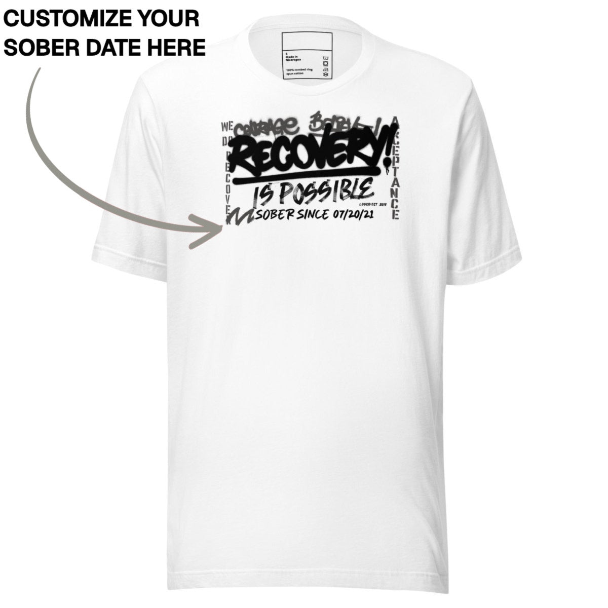 Sober T Shirt | Women's Recovery Is Possible