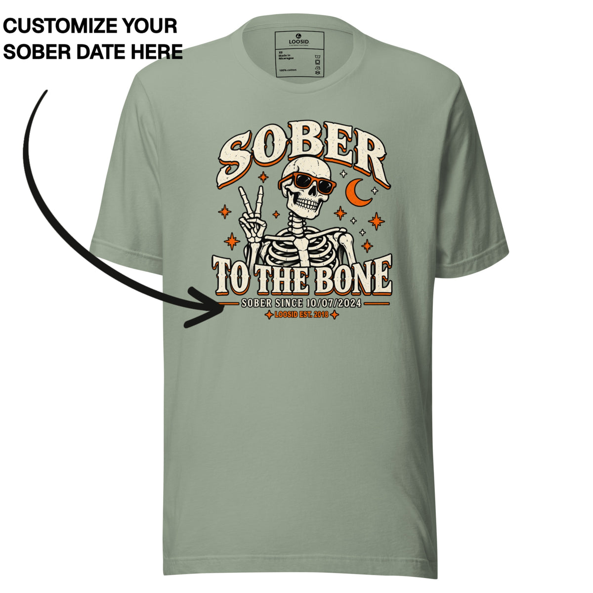 Sober T Shirt | Women's Sober to The Bone