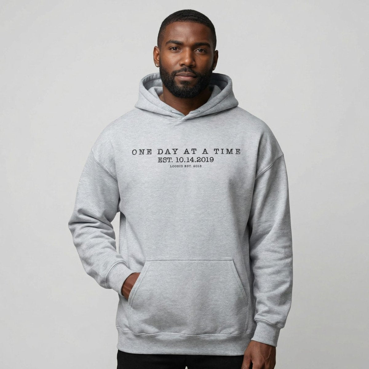 One Day At a Time Men's Hoodie
