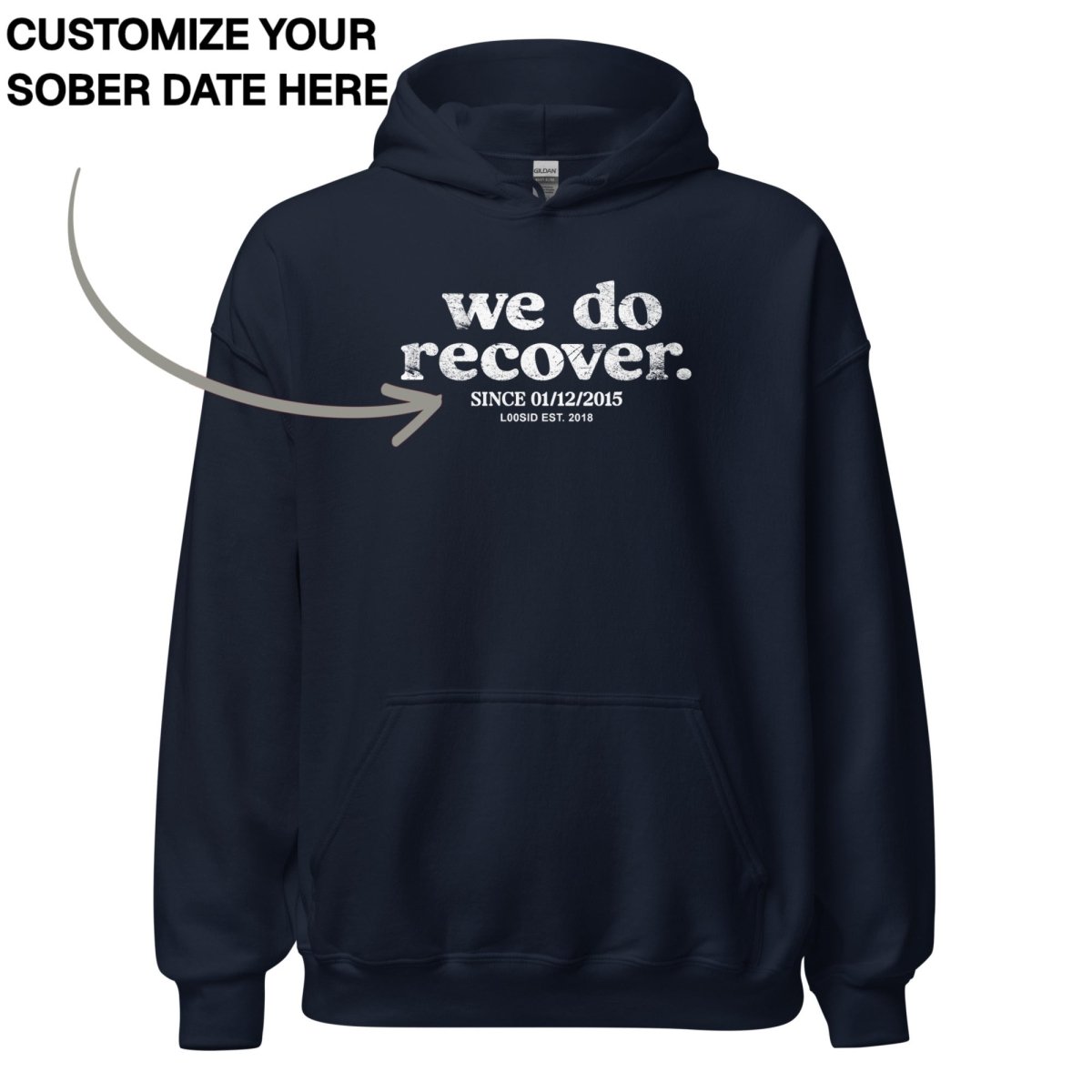 Recovery Hoodie | Unisex We Do Recover Since
