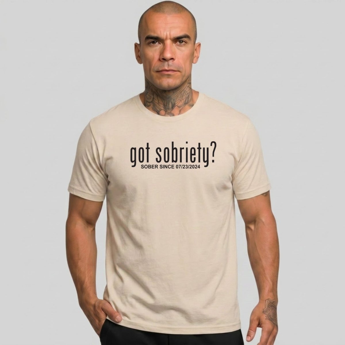 Got Sobriety? – Sober Since T-Shirt with Custom Sobriety Date