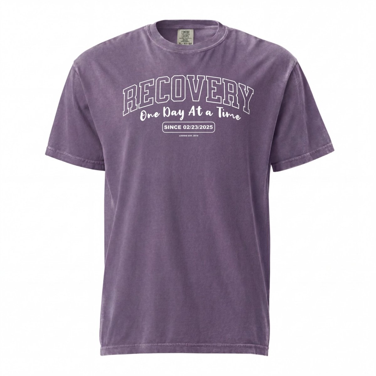 Sober T Shirt | Women's Recovery Looks Good On Me Garment-Dyed