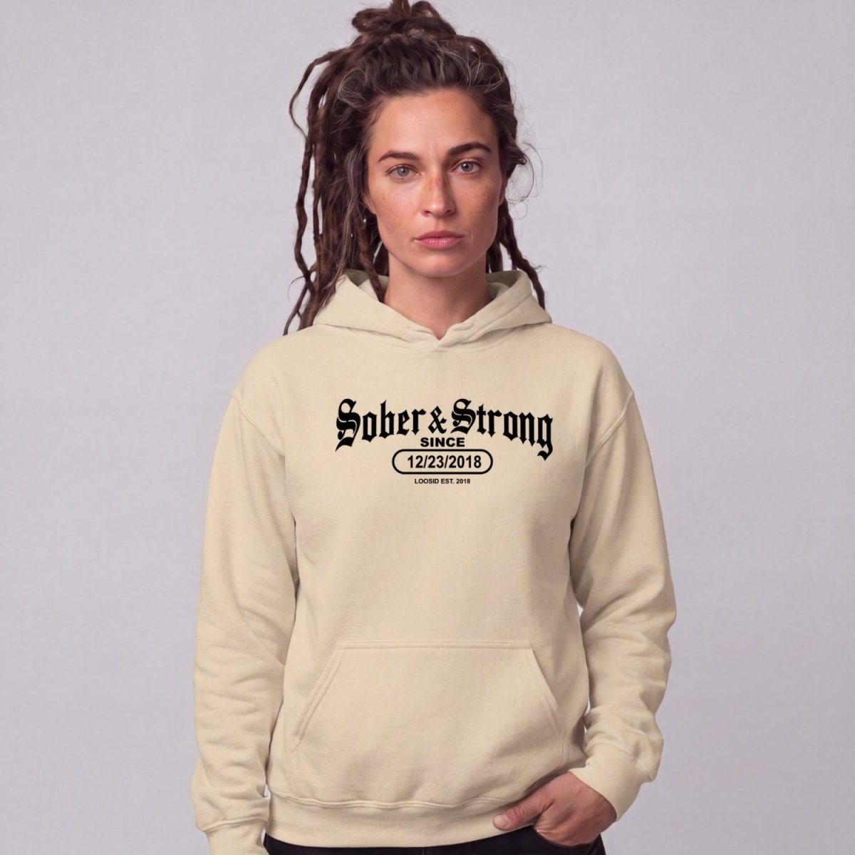 Recovery Hoodie | Women's Old School Sober & Strong