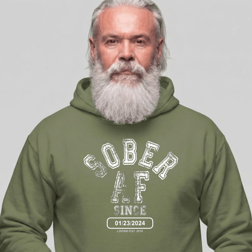 Recovery Hoodie | Men's Sober AF Hoodie