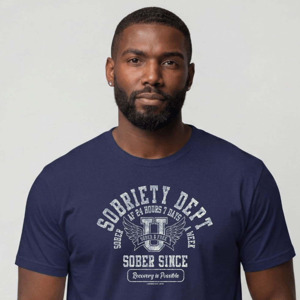 Sober T Shirt | Men's Sobriety Dept 24/7
