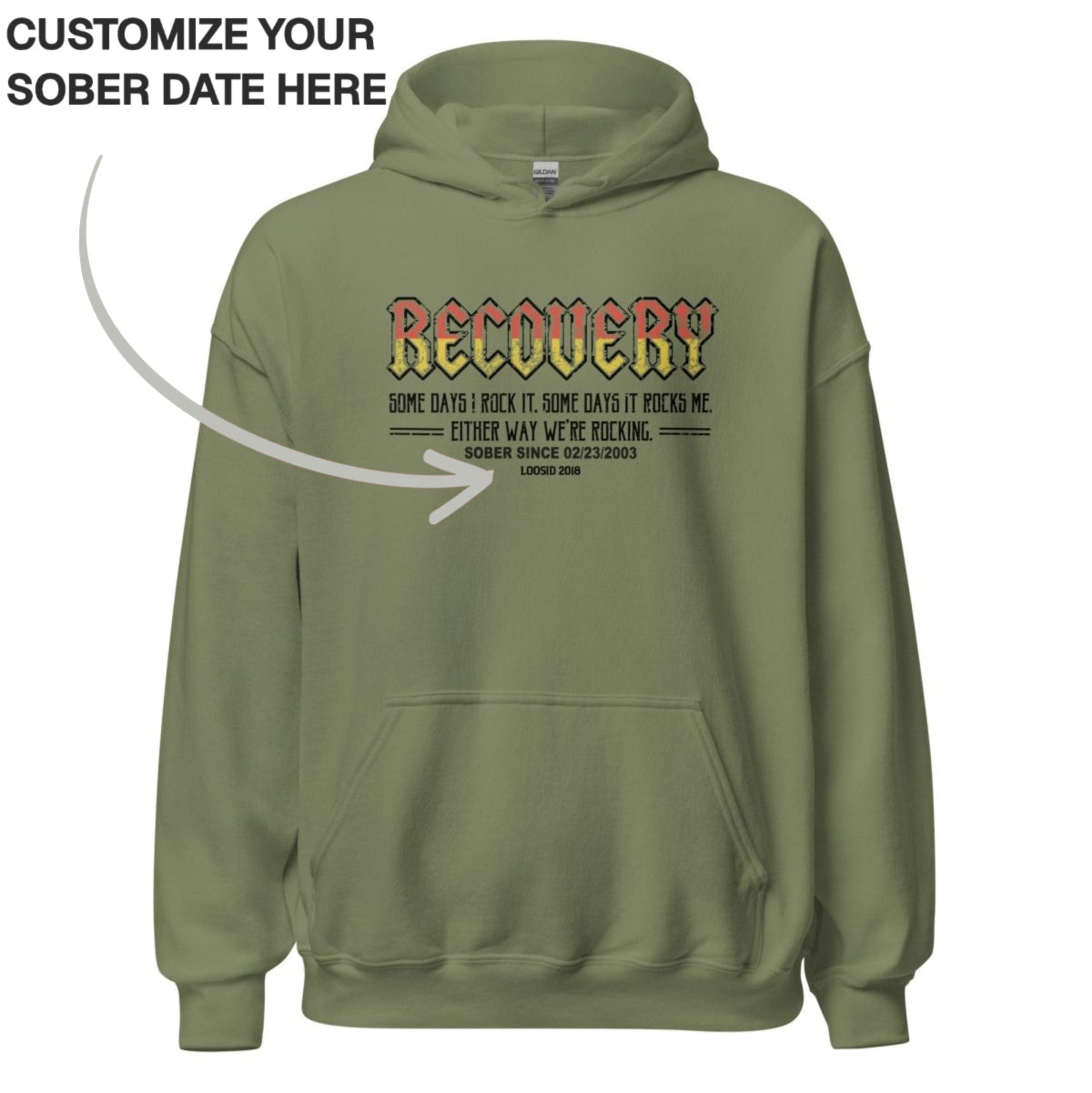 Recovery Hoodie | Men's Recovery Rocks