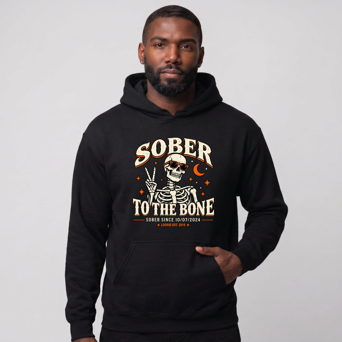 Recovery Hoodie | Men's Sober To The Bone