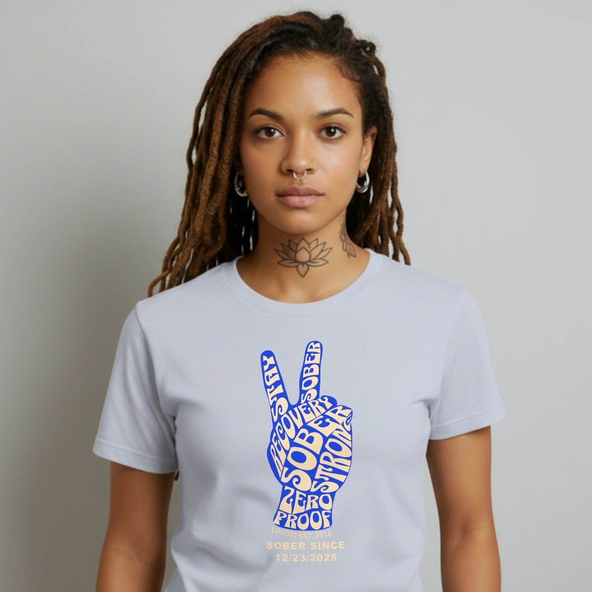 Peace & Sober Sober T Shirt side view (view 16)