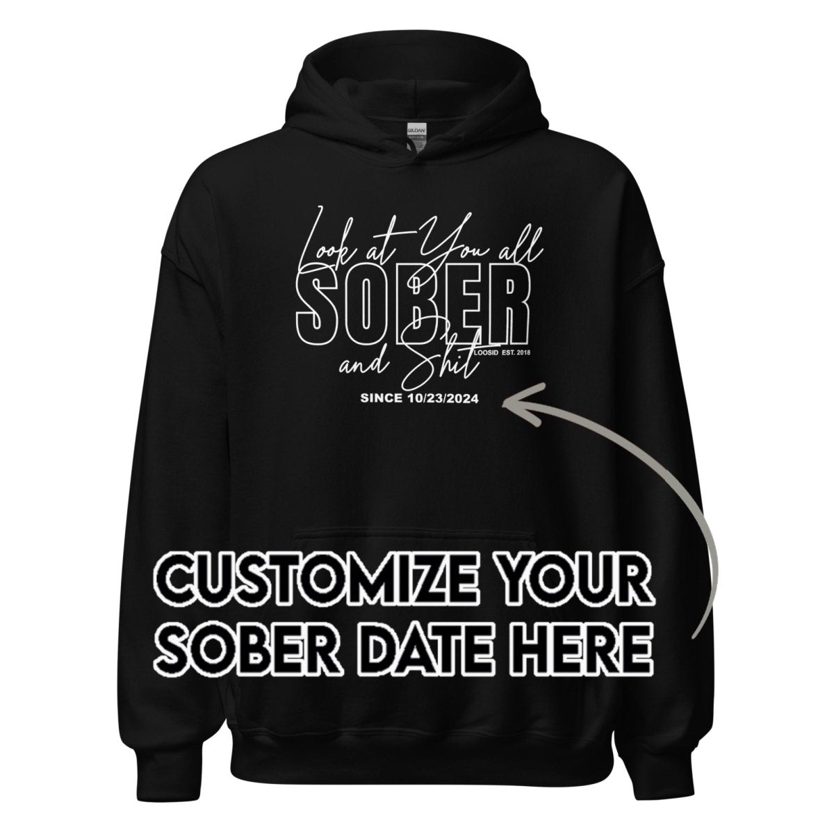 Recovery Hoodie | Men's Look at You Sober and Sh*t