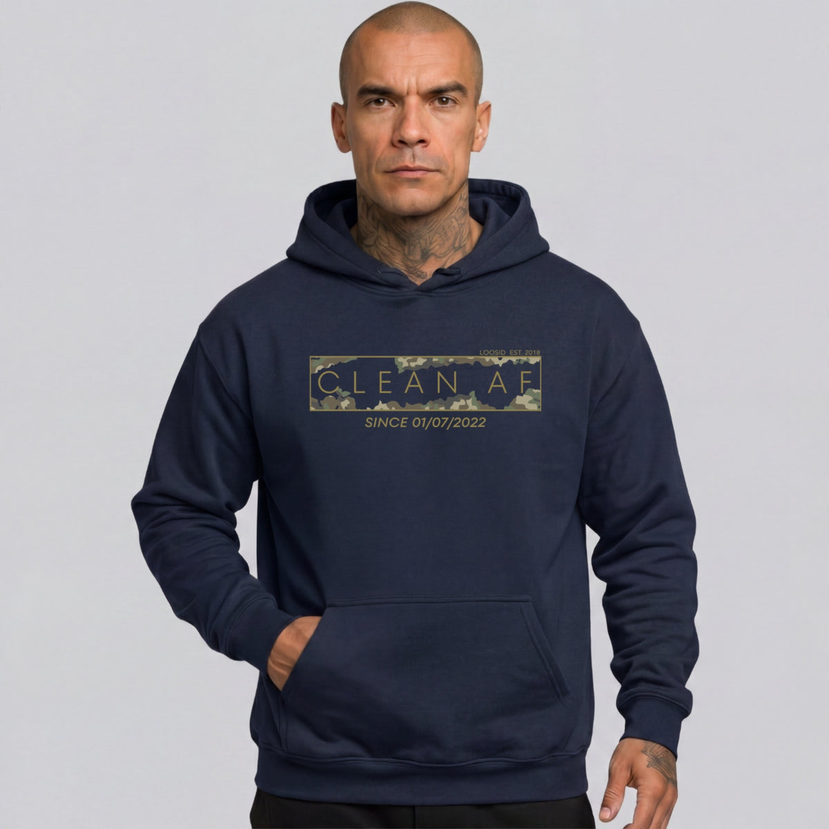 Recovery Hoodie | Men's Clean AF Camo
