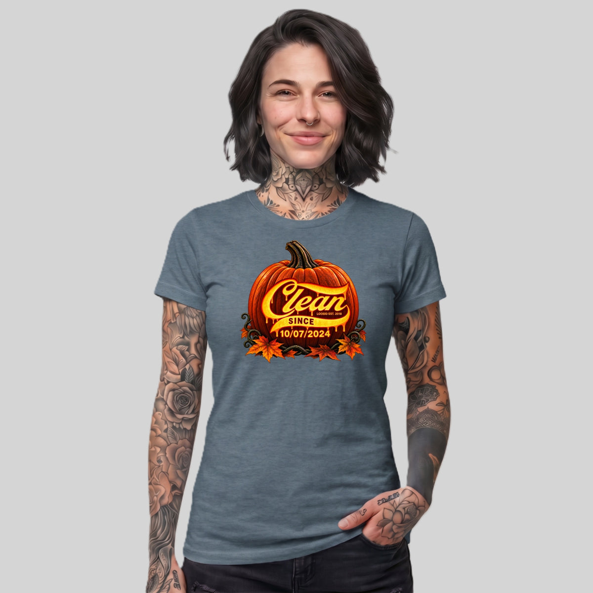 Clean T Shirt | Women's Clean Since Pumpkin