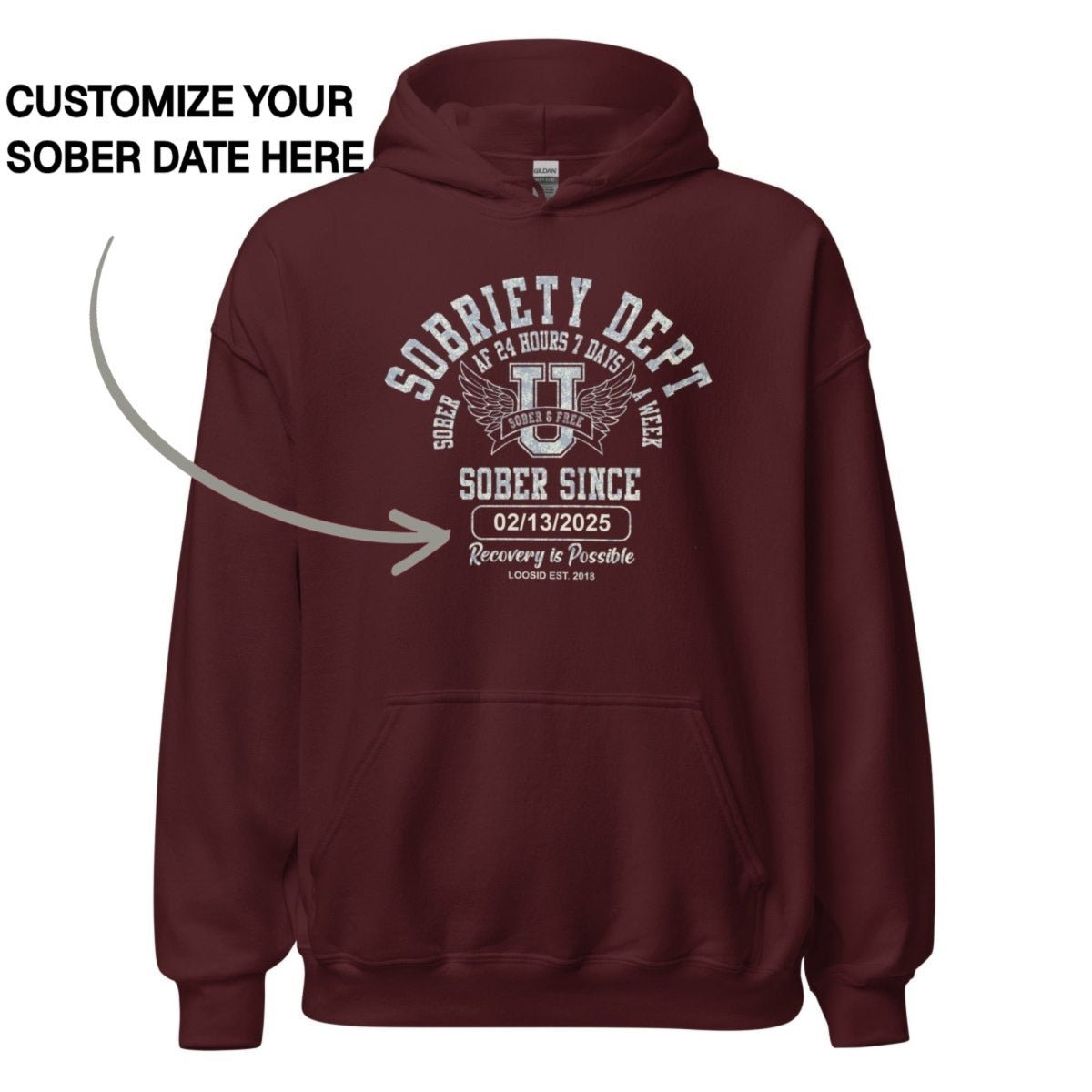 Recovery Hoodie | Women's Sobriety Dept 24/7