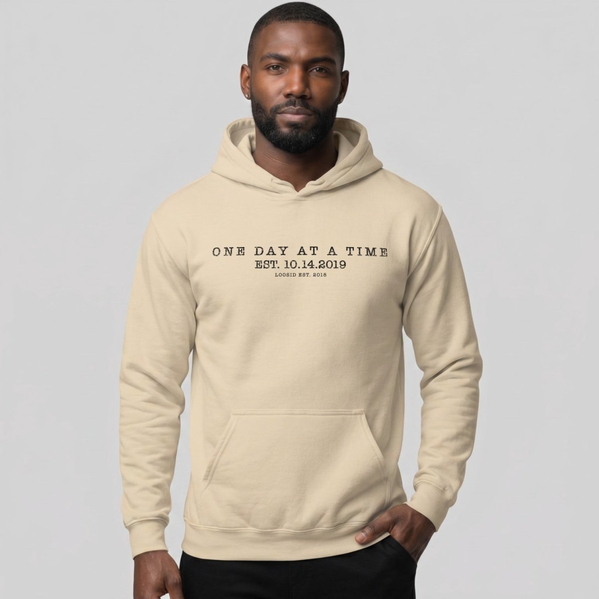 One Day At a Time Men's Hoodie