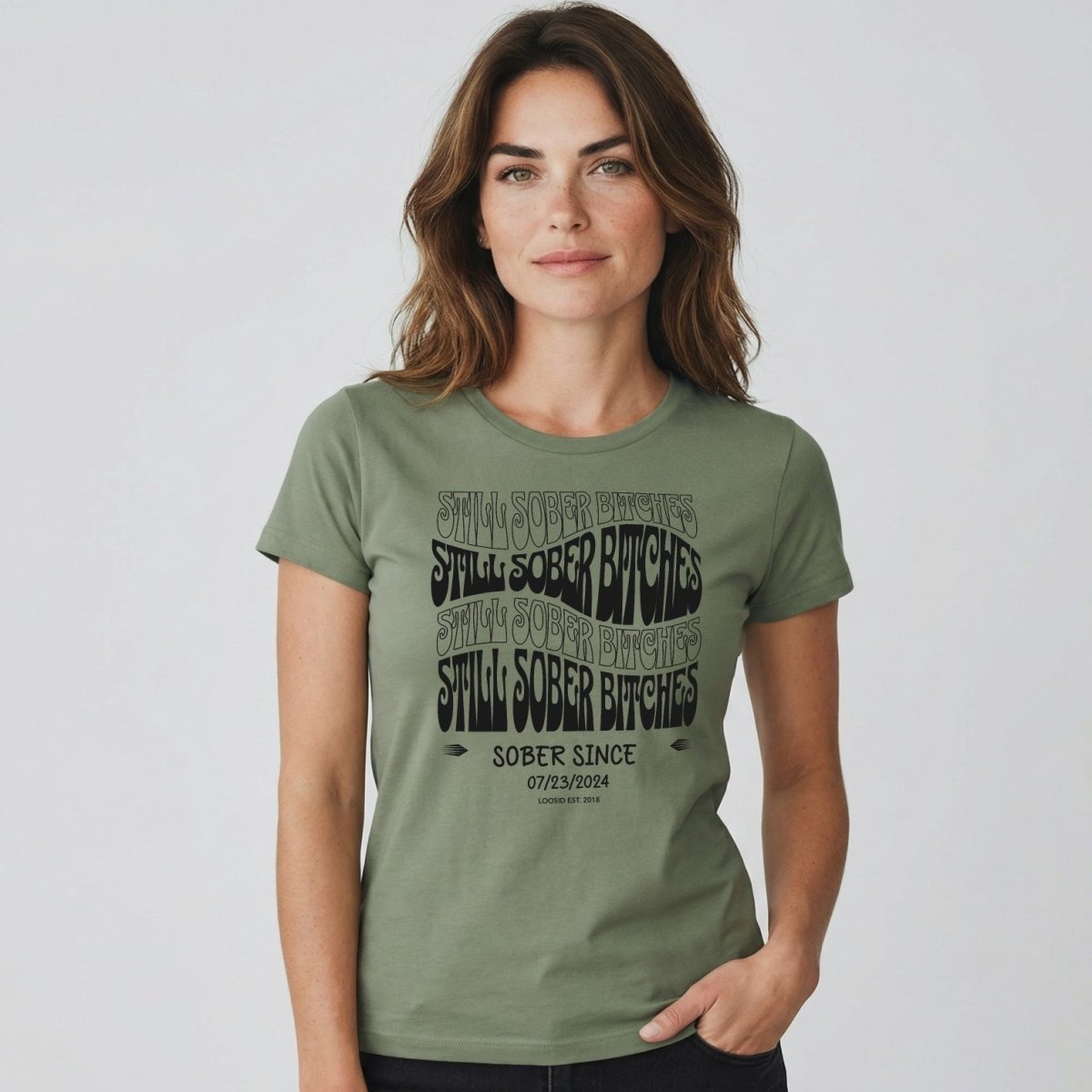 Still Sober-B Sober T Shirt with Custom Sobriety Date
