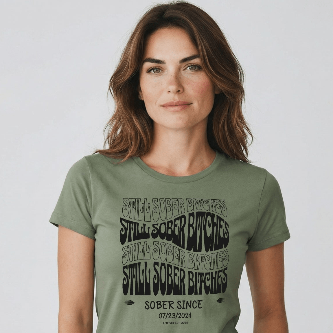 Still Sober-B Sober T Shirt with Custom Sobriety Date