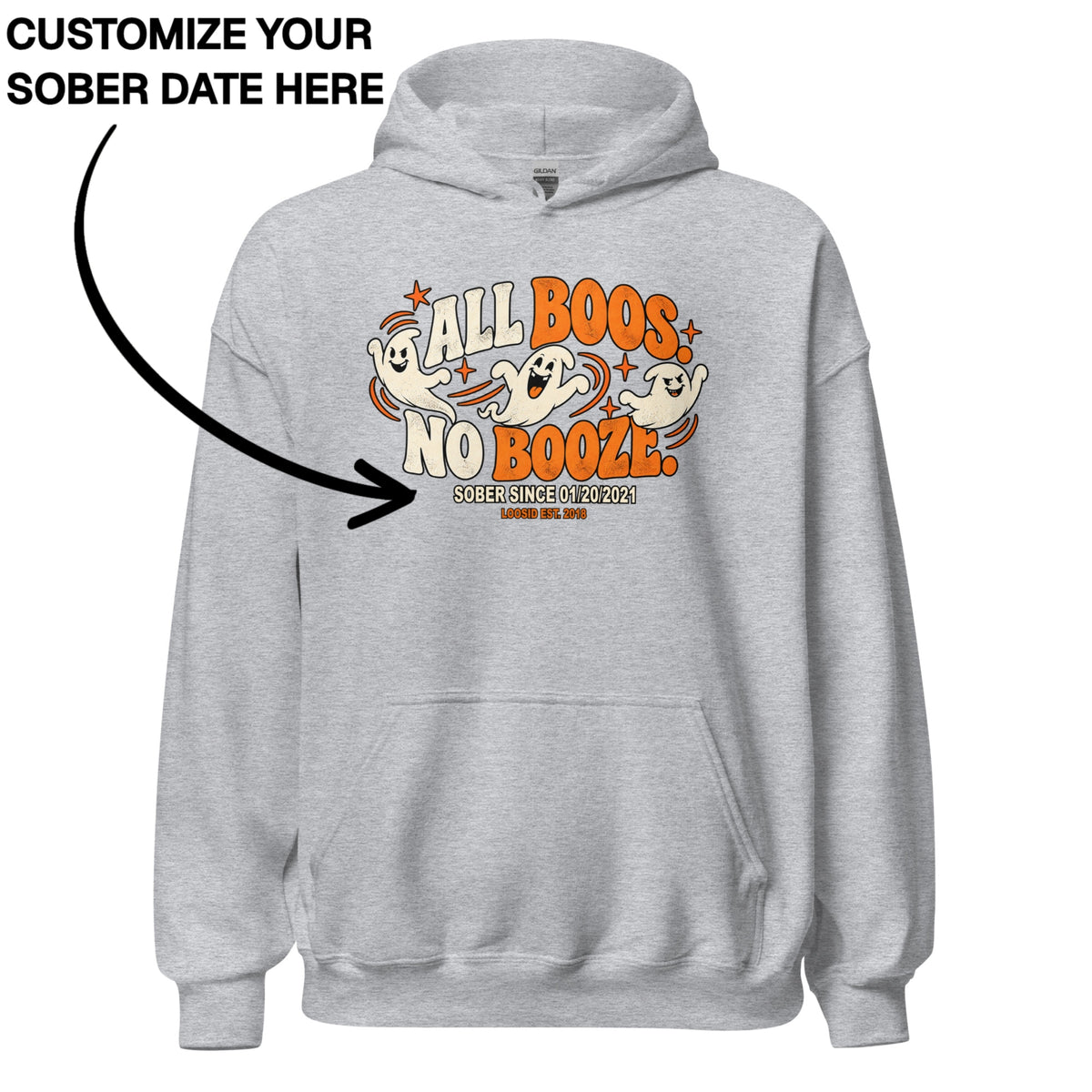 Recovery Hoodie | Women's All Boos No Booze