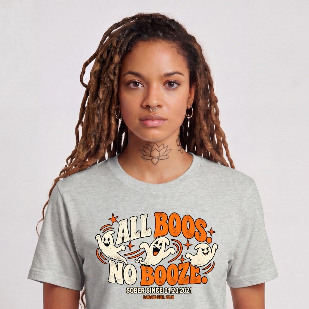 Sober T Shirt | Women's All Boos No Booze