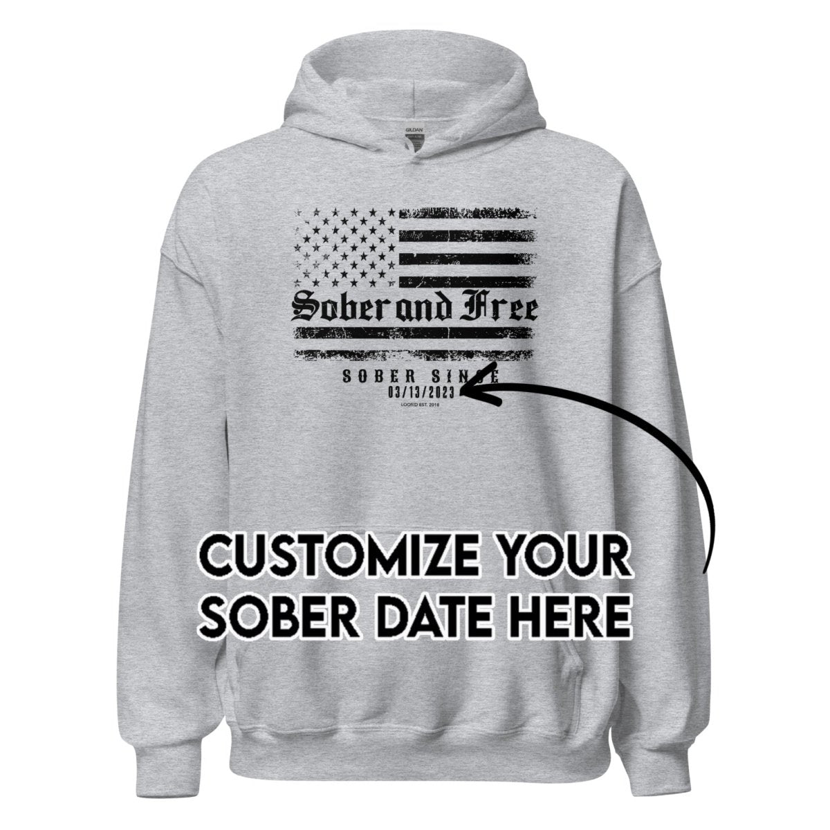 Recovery Hoodie | Men's Sober and Free