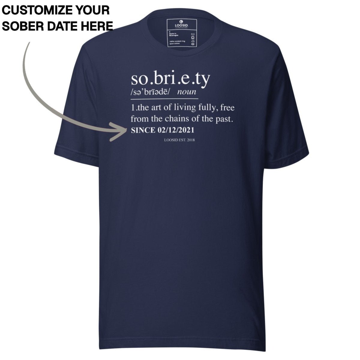 Sober T Shirt | Men's Sobriety Definition