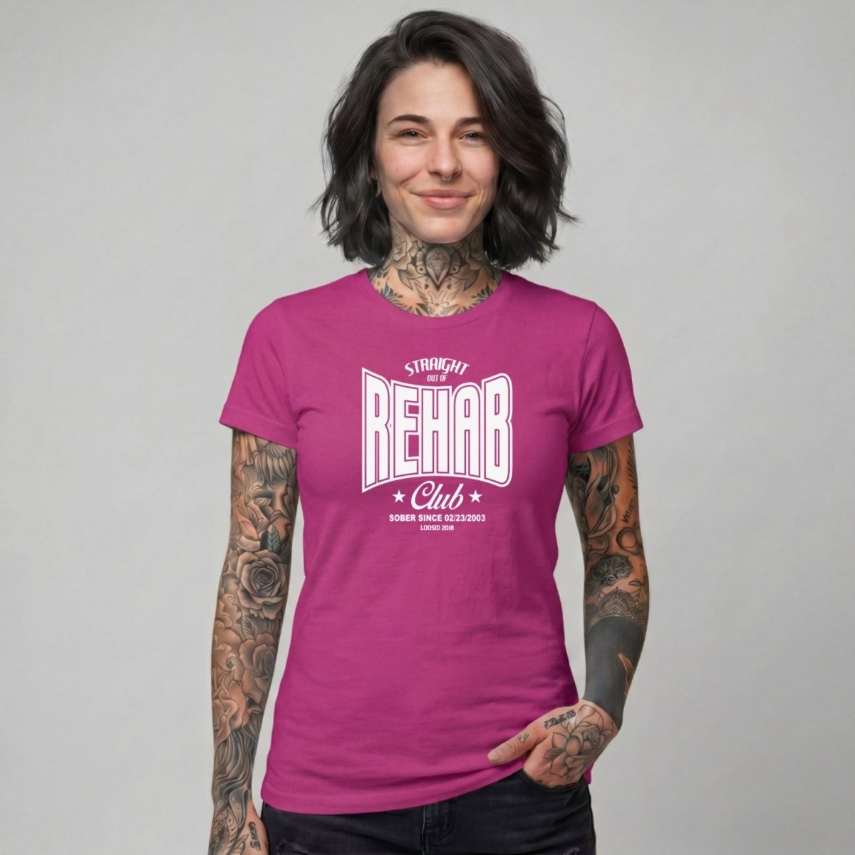 Sober T Shirt | Women's Straight Outta Rehab
