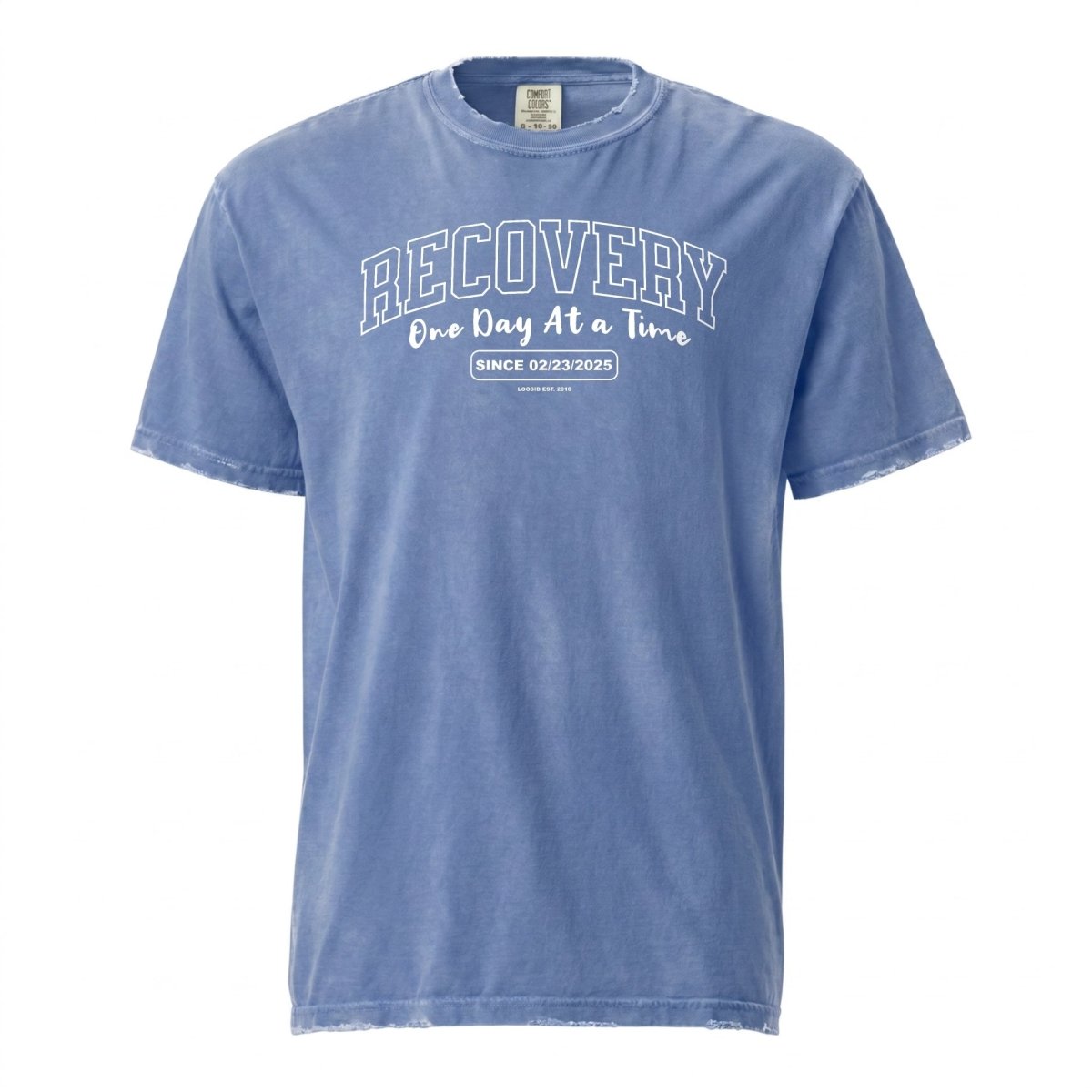 Sober T Shirt | Women's Recovery Looks Good On Me Garment-Dyed