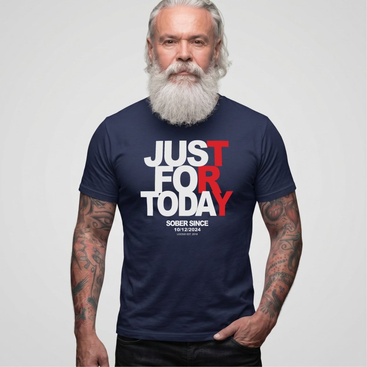 Just Try For Today Sober T Shirt fit detail (view 9)