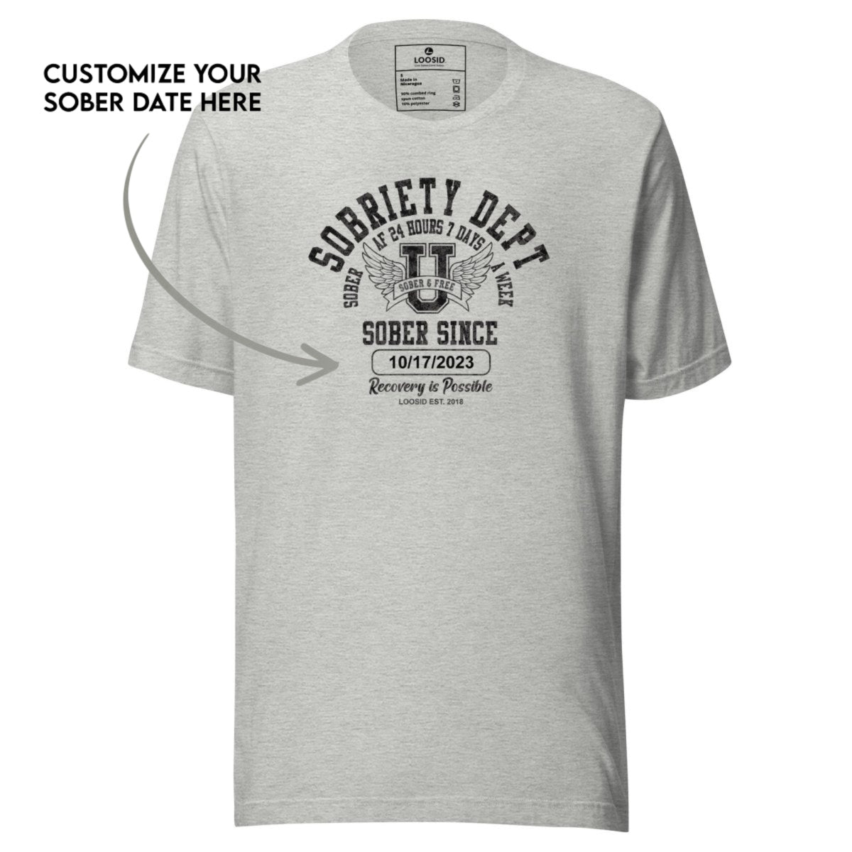 Sober T Shirt | Men's Sobriety Dept