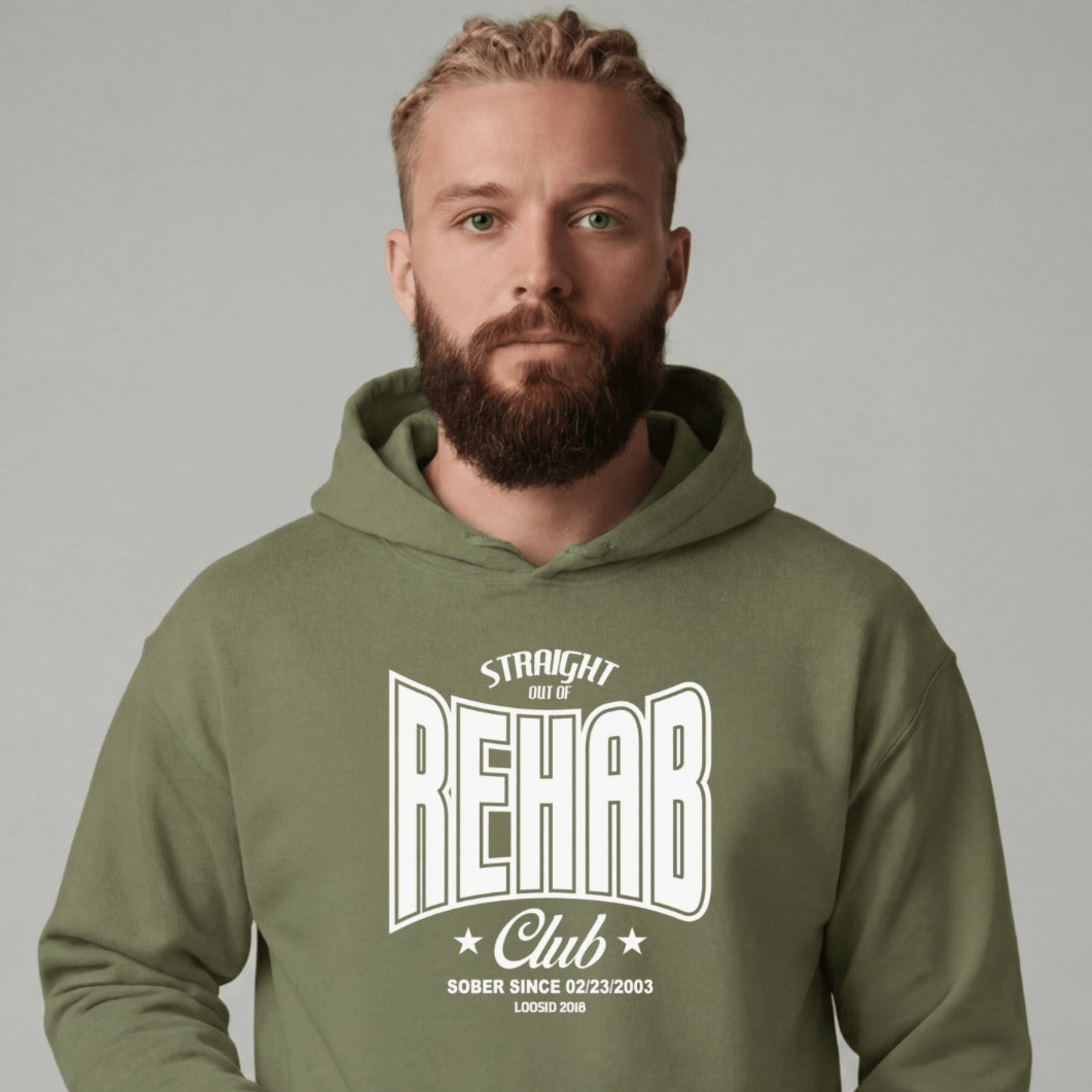 Recovery Hoodie | Men's Straight Out of Rehab Club