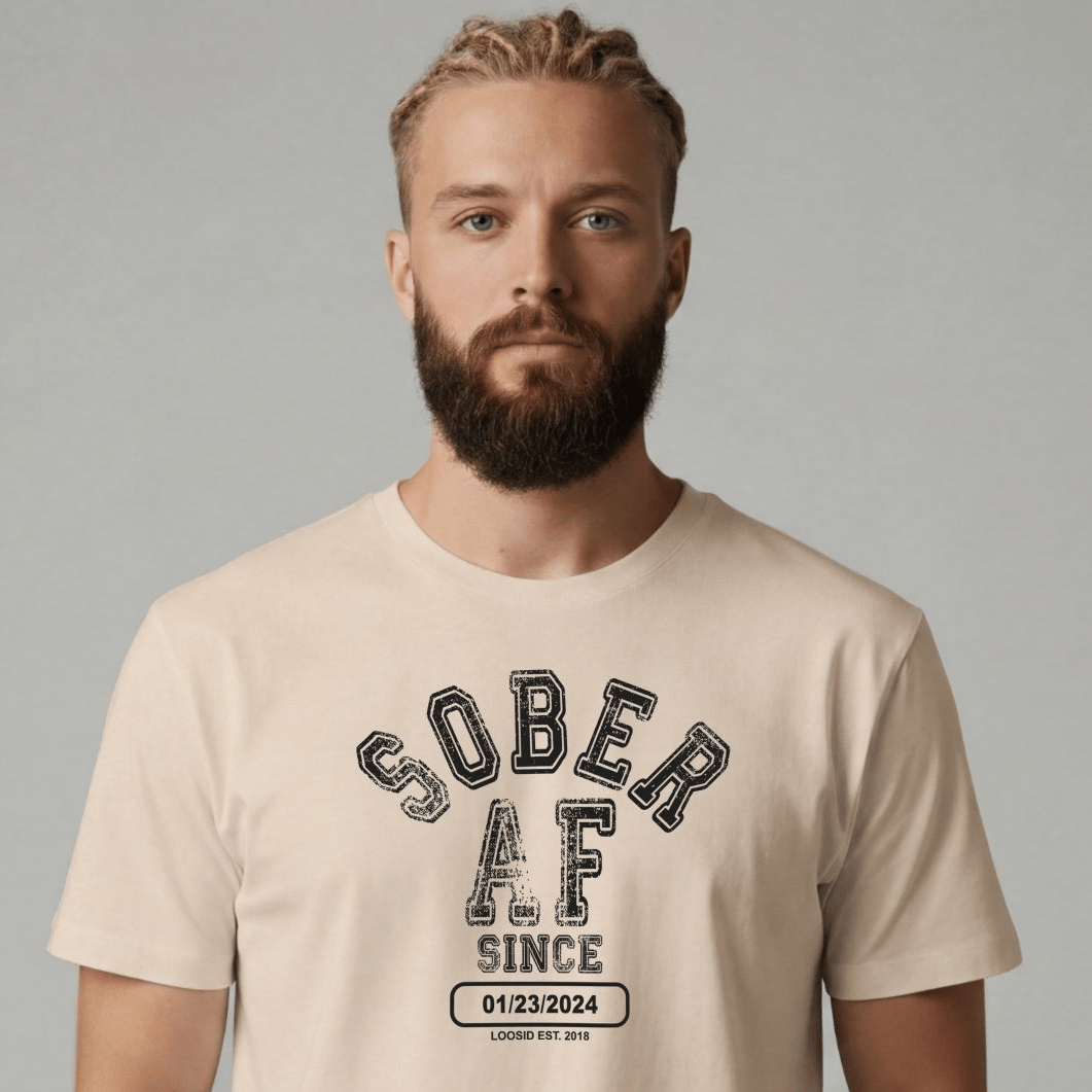 Sober T Shirt | Men's Sober AF Tee