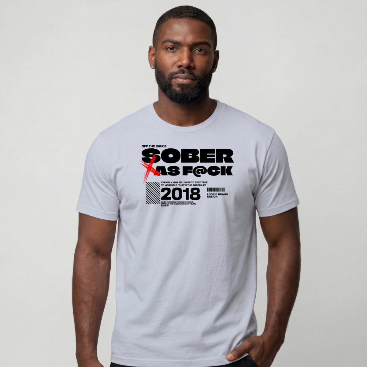 Sober T Shirt | Men's Sober As F*ck Tee