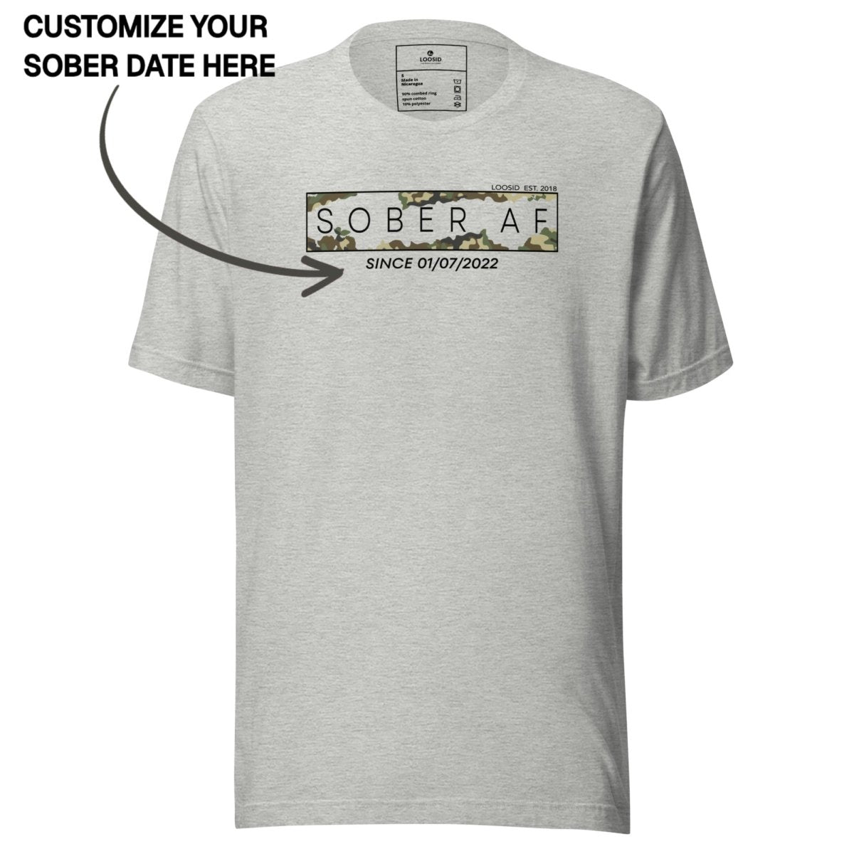 Sober T Shirt | Men's Sober AF Camo