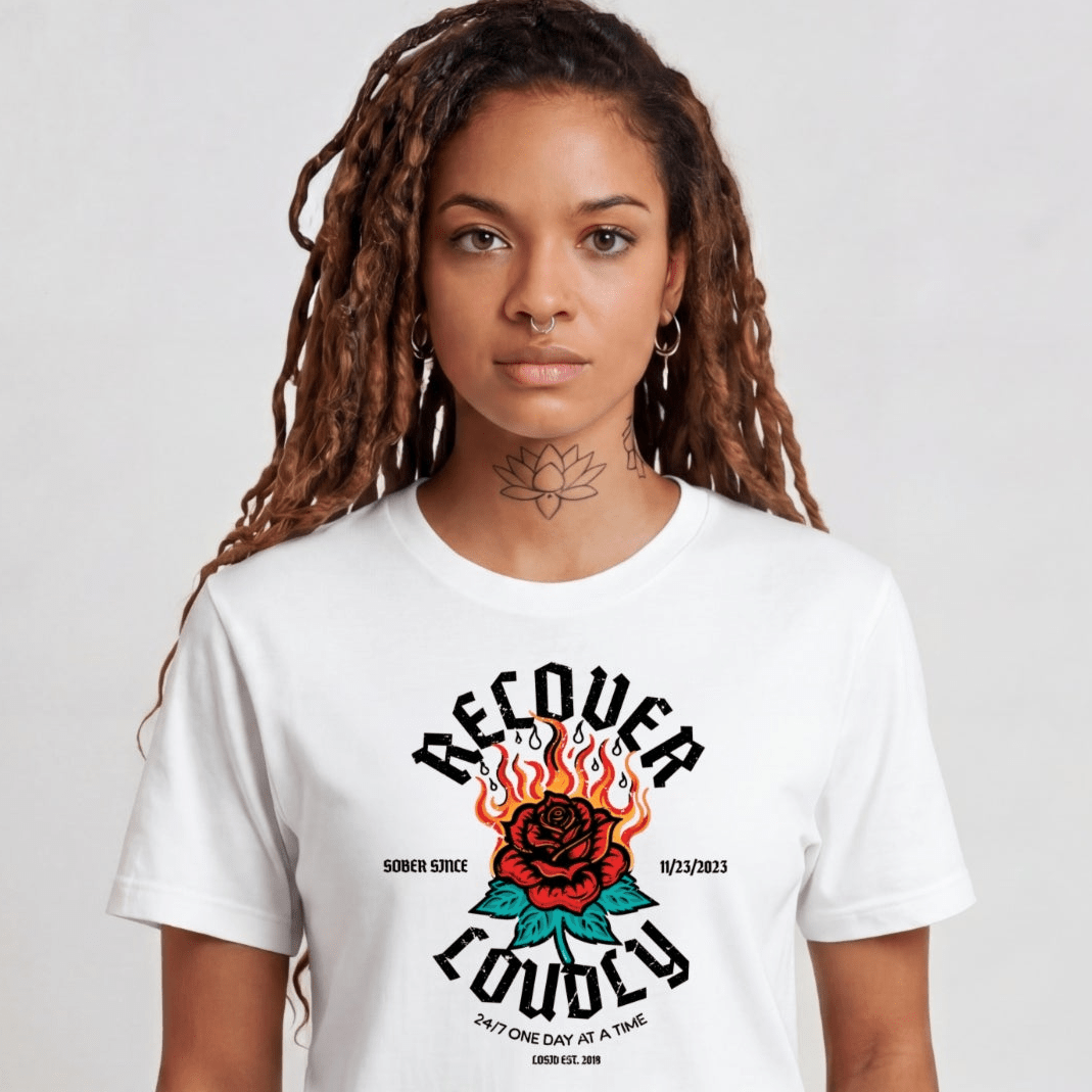 Sober T Shirt | Women's Recover Loudly